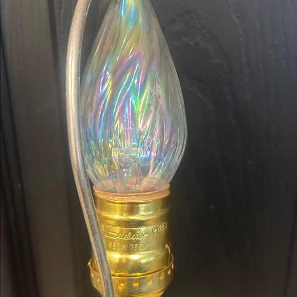 Vintage Multicolor lawnware lamp - Picture 8 of 9